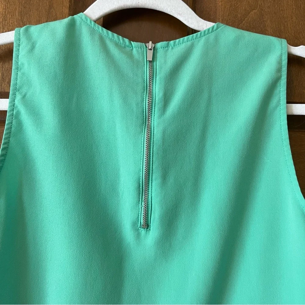 The Limited Green Draped Sleeveless Blouse, Size XS - Picture 6 of 13